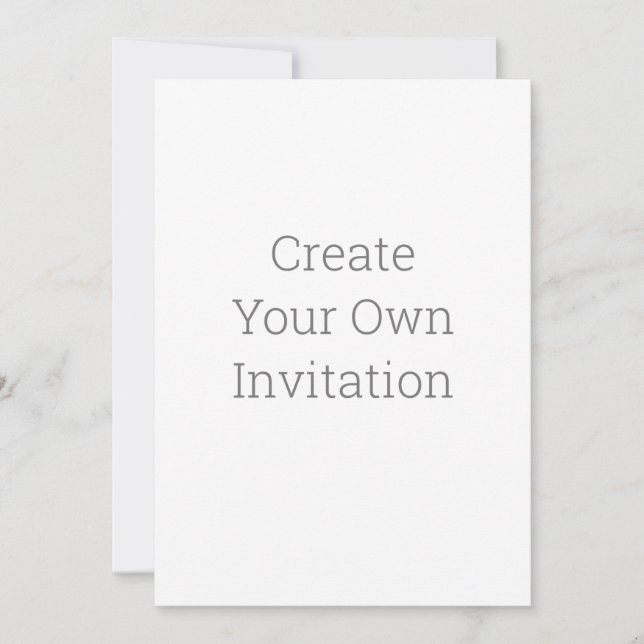Create Your Own Invitation  (Front)