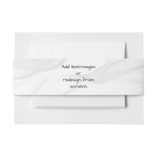 Create Your Own! Invitation Belly Band