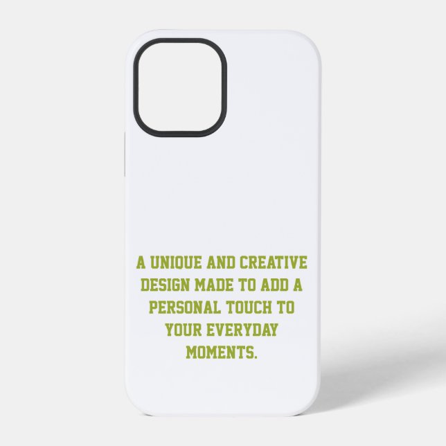 Create Your Own iPhone 12 Pro Tough Case (Back)