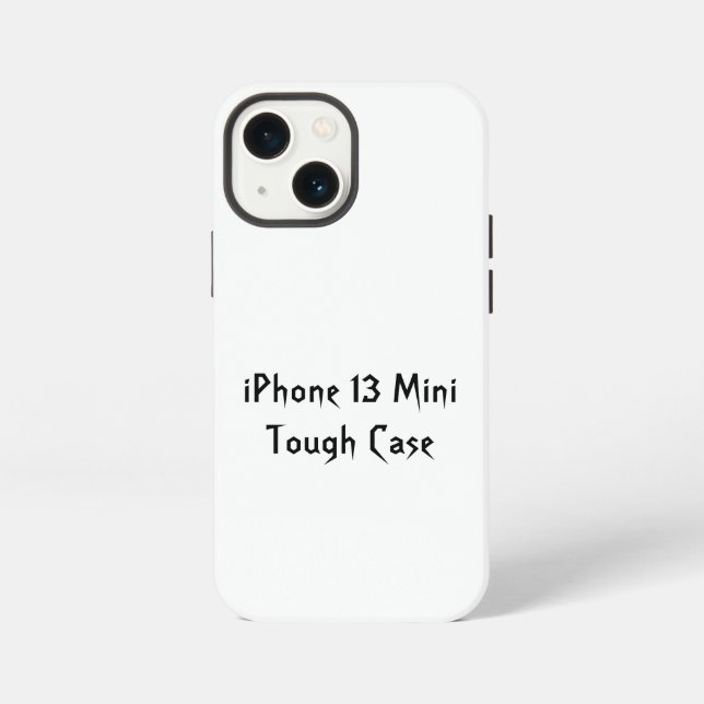 Create Your Own iPhone 13 Mini Tough Case (Back)