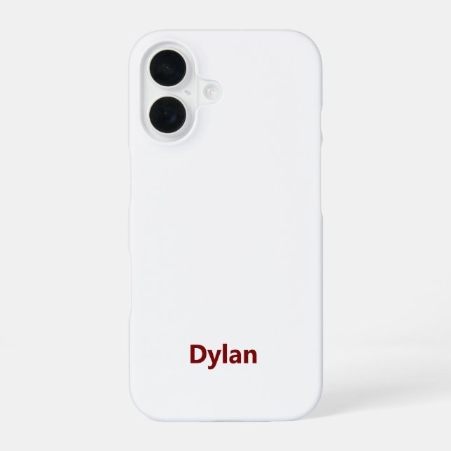 Create Your Own iPhone 16 Slim Case (Back)