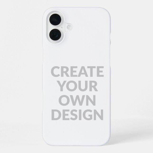 Create Your Own iPhone Case (Back)
