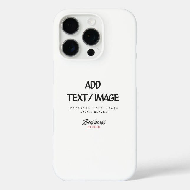 Create Your Own iPhone Case (Back)
