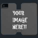 Create Your Own iPhone SE  iPhone 5/5s Wallet Case Incipio Watson™ iPhone 5 Wallet Case<br><div class="desc">Design your own Black iPhone SE  iPhone 5/5s Wallet Case with Zazzle's amazing personalization tool. 
Add your own text,  photo,  image,  or design.</div>