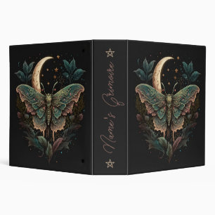 Create Your Own Iridescent Celestial Moth Floral Binder