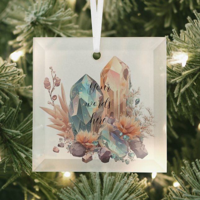 Create Your Own Iridescent Crystals Glass Ornament (Insitu)