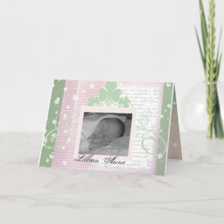 Create your own Irish Baby Announcements