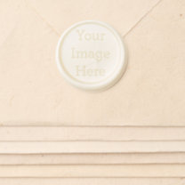 Create Your Own Ivory White 1" Wax Seal Sticker