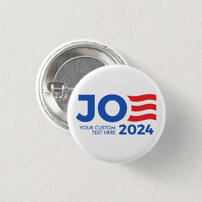 Create Your Own Joe Biden 2024 1 Inch Round Button (Front & Back)
