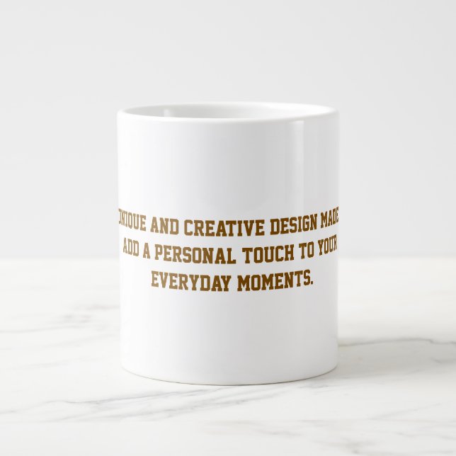 Create Your Own Jumbo Mug (Front)