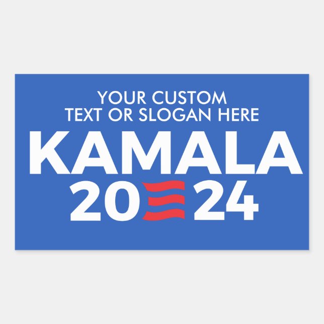 Create Your Own Kamala Harris 2024 Sticker (Front)