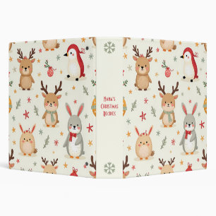 Create Your Own Kawaii Winter Friends Animals Binder