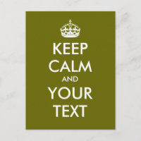 Create your own "Keep Calm and Carry On" (green)