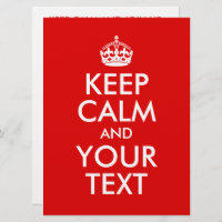 Create Your Own Keep Calm and Your Text