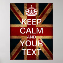 Create Your Own Keep Calm & Carry On! (Union Jack)