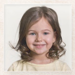 Create Your Own Kid Child Photo Custom Picture Glass Coaster