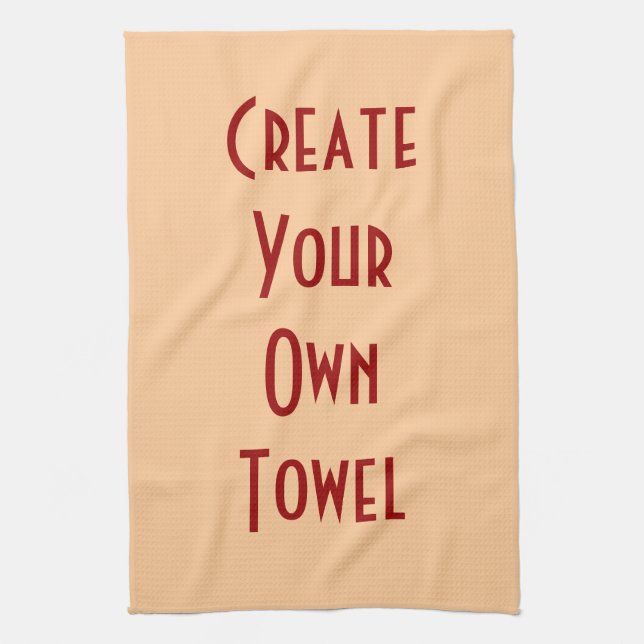 Create Your Own Kitchen Towel (Vertical)