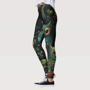 Create Your Own Kooky Goblins Black Leggings