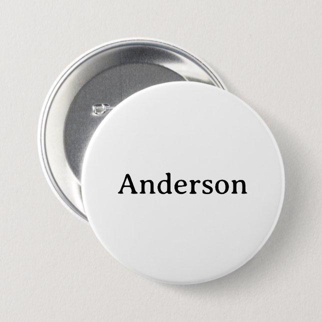 Create Your Own Large 3 Inch Round Button (Front & Back)