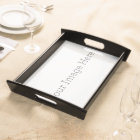 Create Your Own Large Black Serving Tray