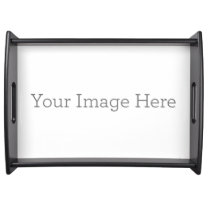 Create Your Own Large Black Serving Tray