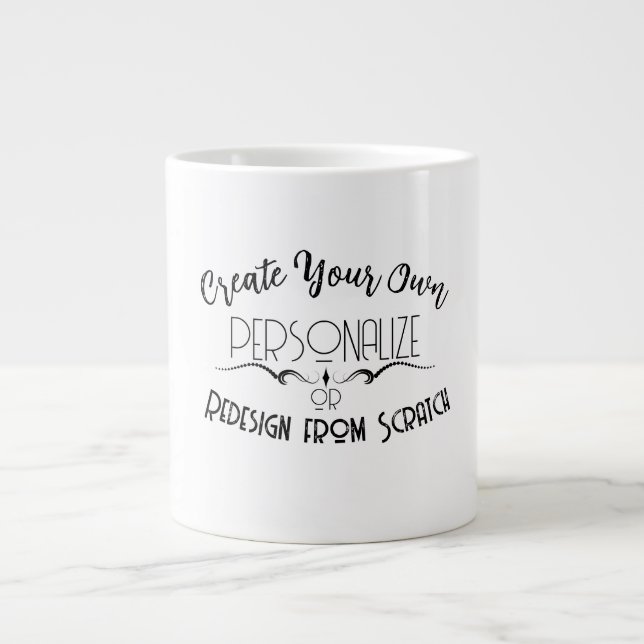 Create Your Own Large Coffee Mug (Front)