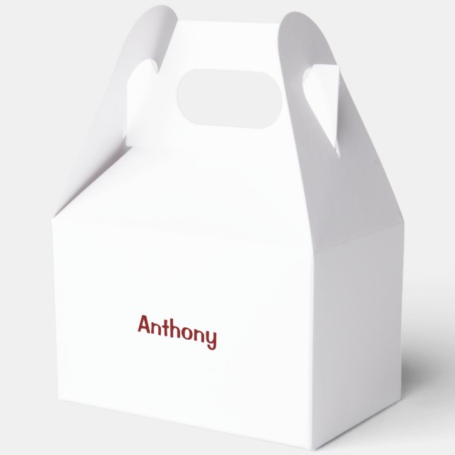 Create Your Own Large Gable Favour Box (Front)