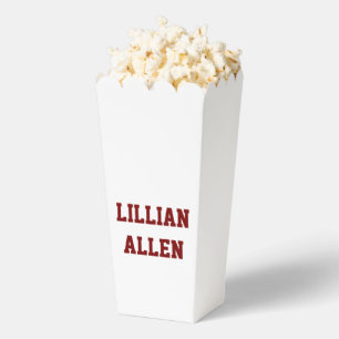 Create Your Own Large Popcorn Favour Box