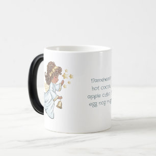 Create Your Own Latin Starry Bell Christmas Angel Magic Mug