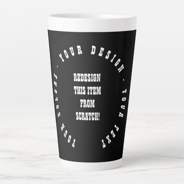 Create Your Own Latte Mug (Front)