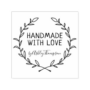 Create Your Own Laurel Wreath Greenery Self-inking Stamp