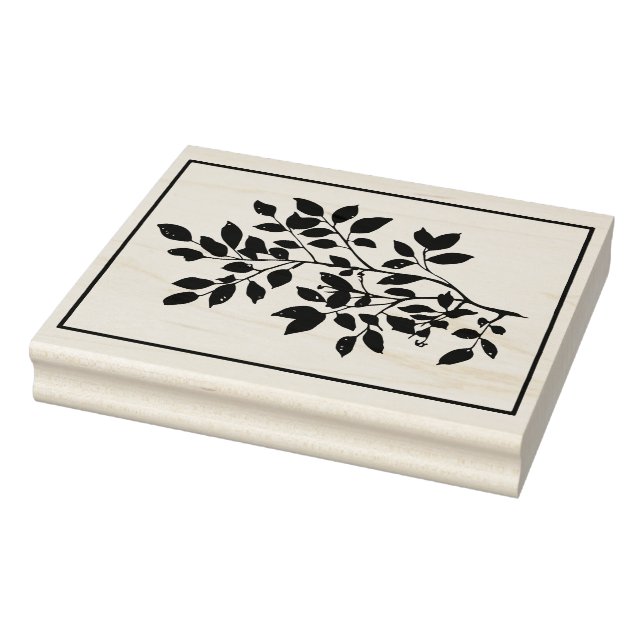 Create Your Own Leafy Branches Herbal Sprig Rubber Stamp (Stamp)