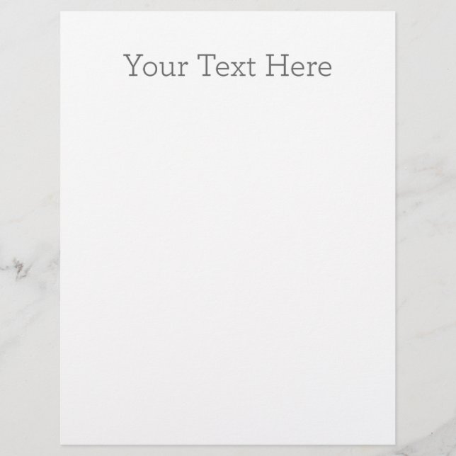 Letterhead Paper, Size: 8.5" x 11", Paper: Matte, Envelopes: None (Front)