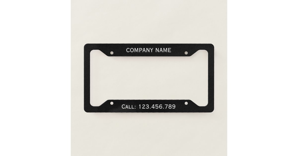 Create Your Own Licence Plate Frame Zazzle.ca