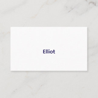 Create Your Own Light White Matte Business Card	 Card