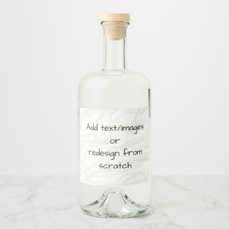 Create Your Own! Liquor Bottle Label