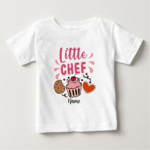 Create Your Own Little Chef Baby T-Shirt