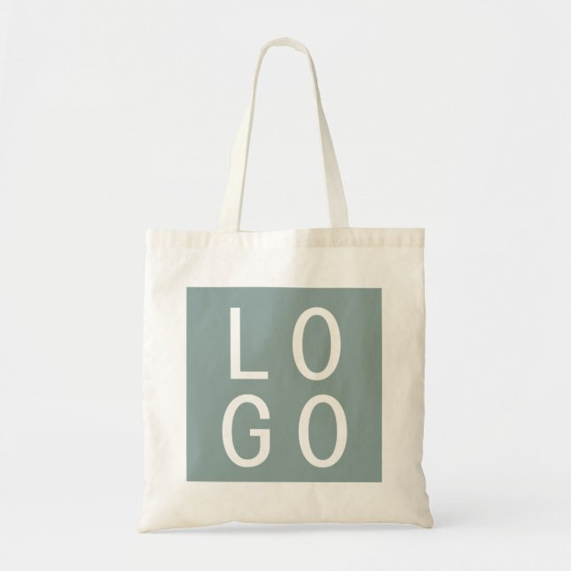 CREATE YOUR OWN LOGO BRANDED PROMOTIONAL MERCH TOTE BAG (Front)