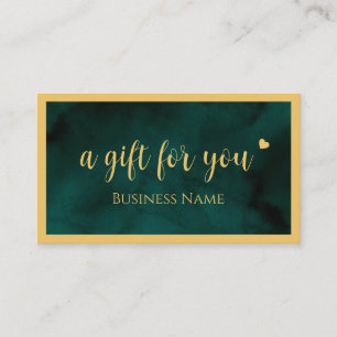 Create your own Logo Budget Gold Gift Certificate