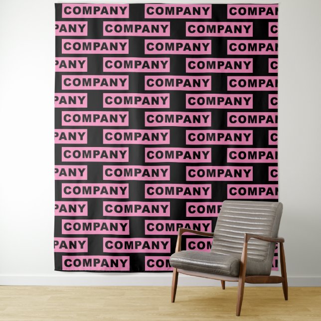 Create Your Own Logo Company Tapestry (In Situ)