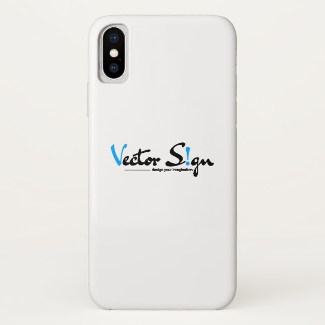 Create Your Own Logo Image iphone X Case (Back)