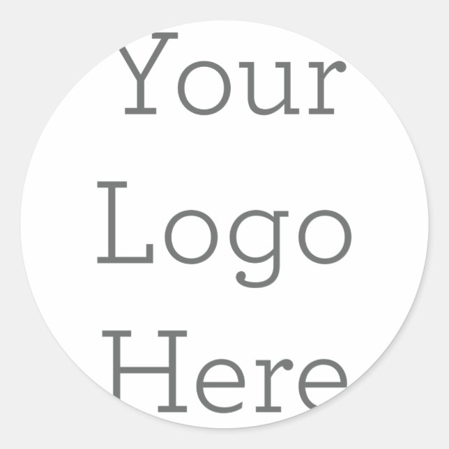 Create Your Own Logo Sticker (Front)