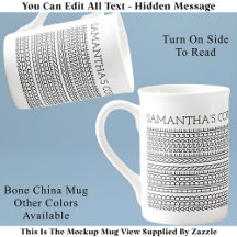 Create Your Own Long Hidden Message 148BW Novelty