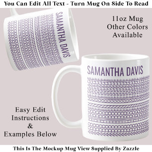 Create Your Own Long Hidden Message & Name 151PW  Coffee Mug