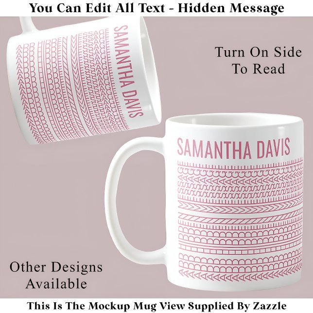 Create Your Own Long Hidden Message & Name 151PW  Coffee Mug (Creator Uploaded)
