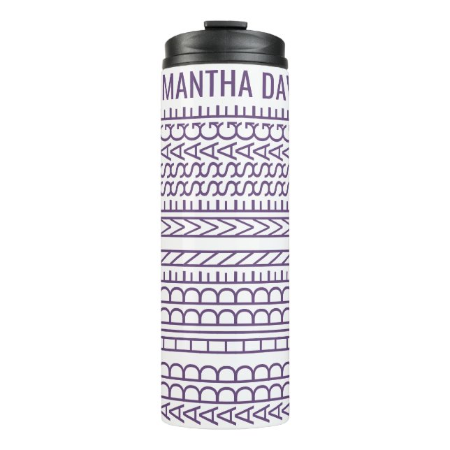 Create Your Own Long Hidden Message & Name 151PW  Thermal Tumbler (Front)