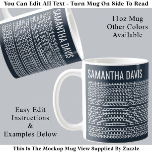Create Your Own Long Hidden Message & Name 151WB Coffee Mug