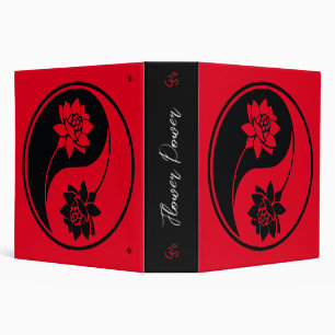 Create Your Own Lotus Yin Yang Symbol Binder