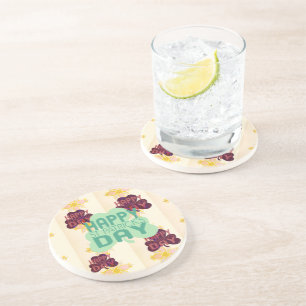 Create Your Own Lovely Happy Saint Patrick's Day Coaster