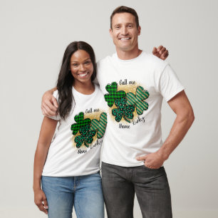 Create Your Own Lucky Shamrocks St Patrick's Day T-Shirt
